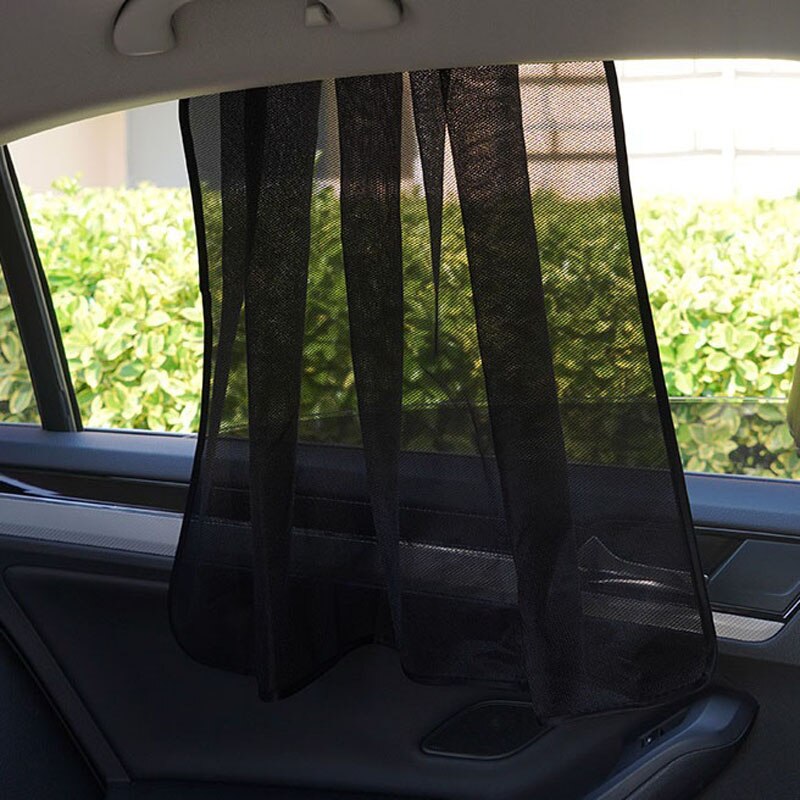 Bil solskærm uv-beskyttelse bilvindue solskærm sidevindue mesh solskærm sommerbeskyttelse magnetisk bilgardin vinduesfilm