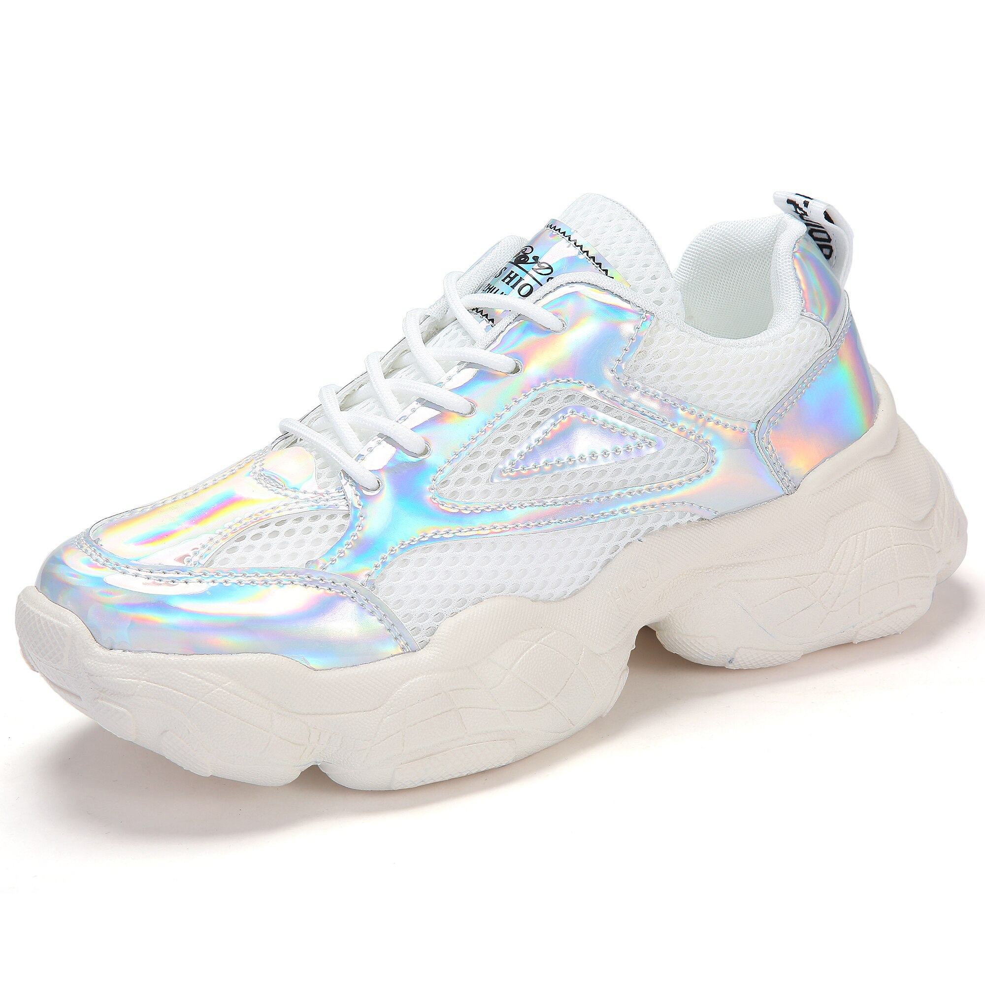 LUCKY STEP Retro modieuze damessneakers, antislip, comfortabele casual