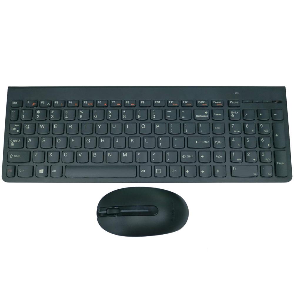 Drahtlose Tastatur für Lenovo SK-8861 und Maus bündeln Pack 25209175, 2,4 GHz Drahtlose Verbindung mit USB Empfänger PC oder Laptop