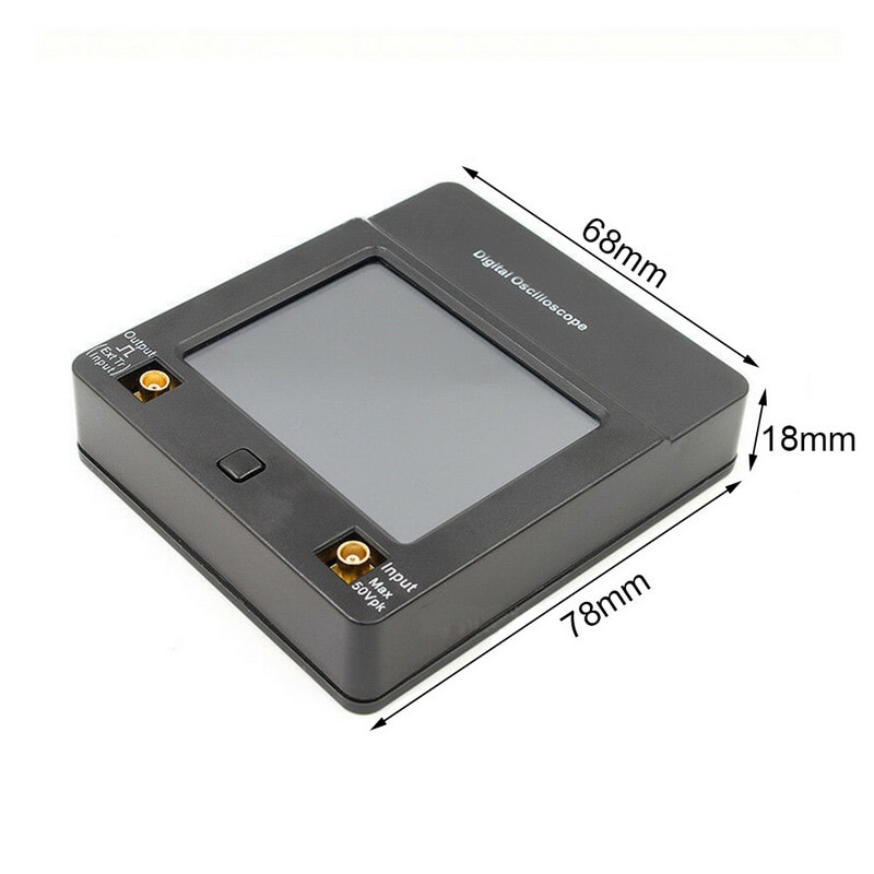 Multi-stil 112a tft mini digitalt oscilloskop pekkontaktskärm bärbar usb oscilloskop gränssnitt 2 mhz 5 msps