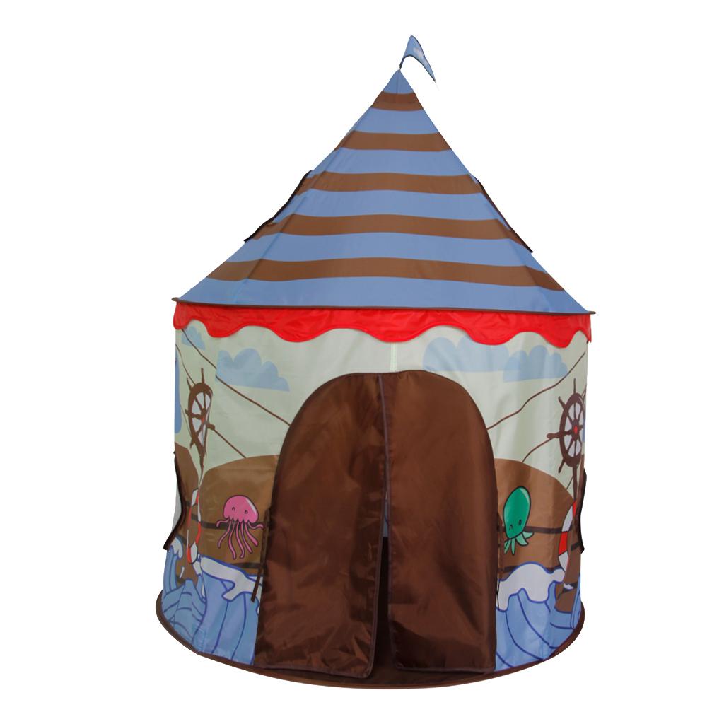 Pirate Castle Tent Play House Indoor and Outdoor for Kids Boys Girls