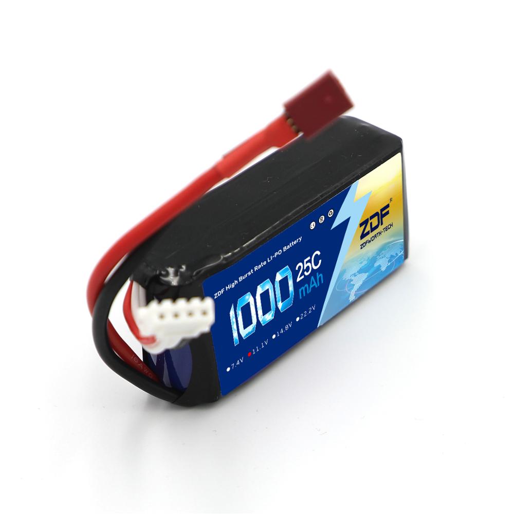 ZDF 2S 3S 4S 7.4 11.1V 14.8v 1000mAh 25C Li-po batteria per RC Elicottero Pezzi di Ricambio HM-Master cp-CP-Z-27