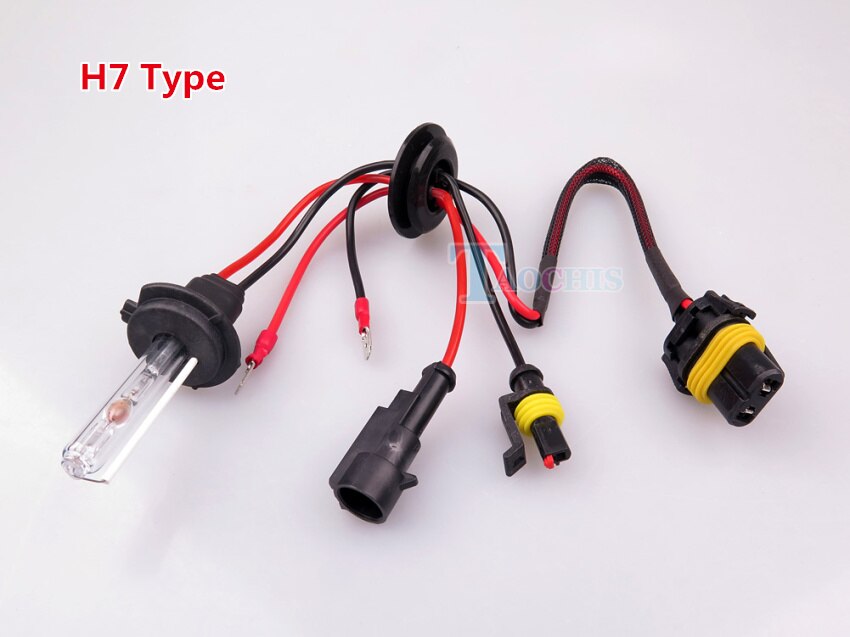 Taochis 12v 55w h7 xenon hid-lampen vervangende auto koplampen 3000k 4300k 6000k 12000k 8000k 10000k 5000k lampen