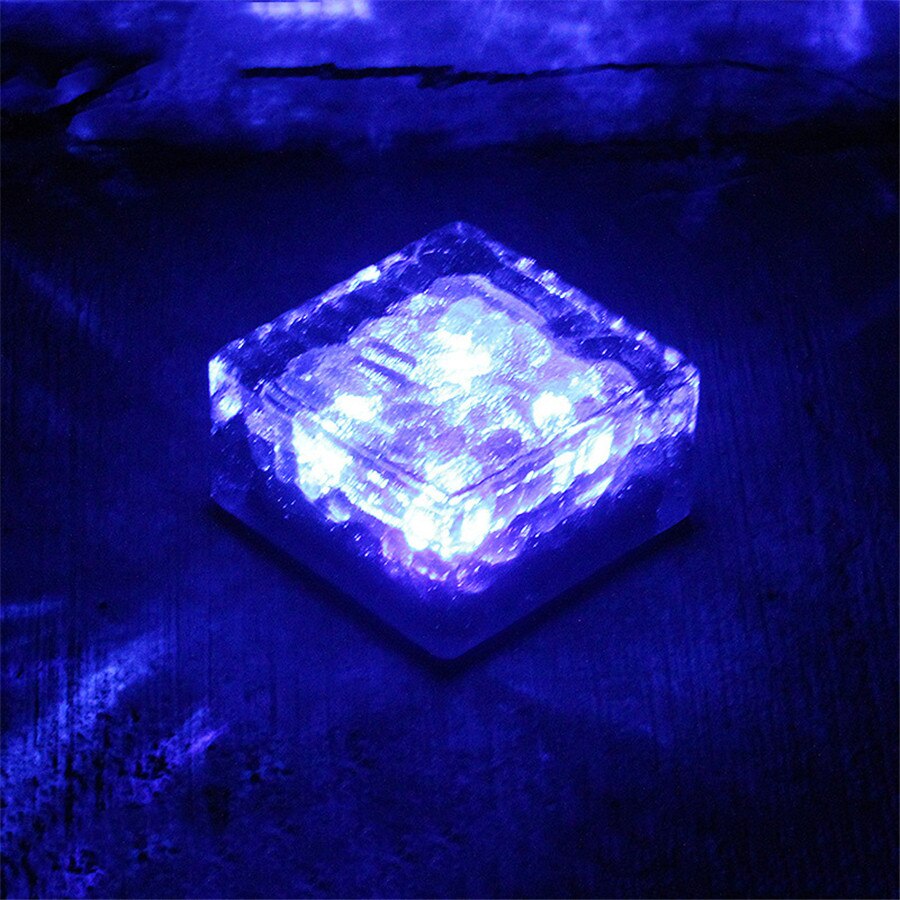 Beiaidi glass er murstein form sol bakken begravet lampe 4 ledet utendørs underjordisk lys sol landskap utlegger gårdsplass lys