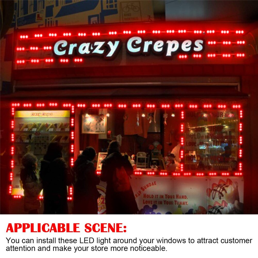 Superheldere led-module licht 3 leds  dc12v waterdichte etalageverlichting led-reclamemodule lichtlampen rgb-lamp