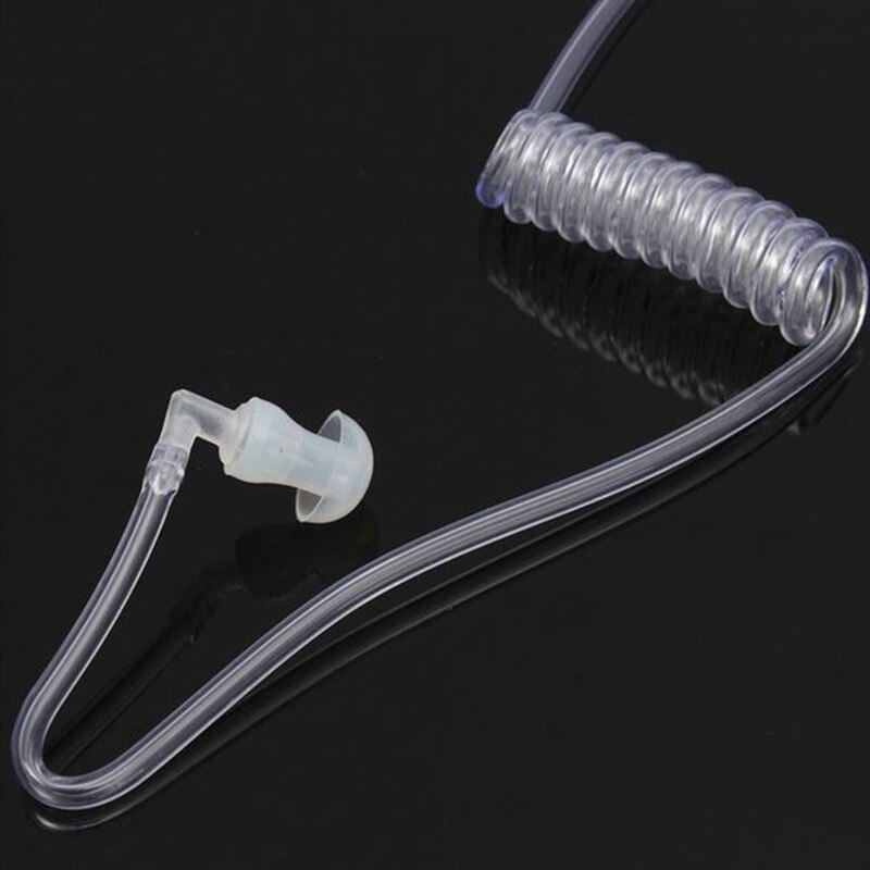 Ear Hook single earphone Anti Headphone Radiation Air Spring Duct Earhook headset with mic for iphone sansung all phone