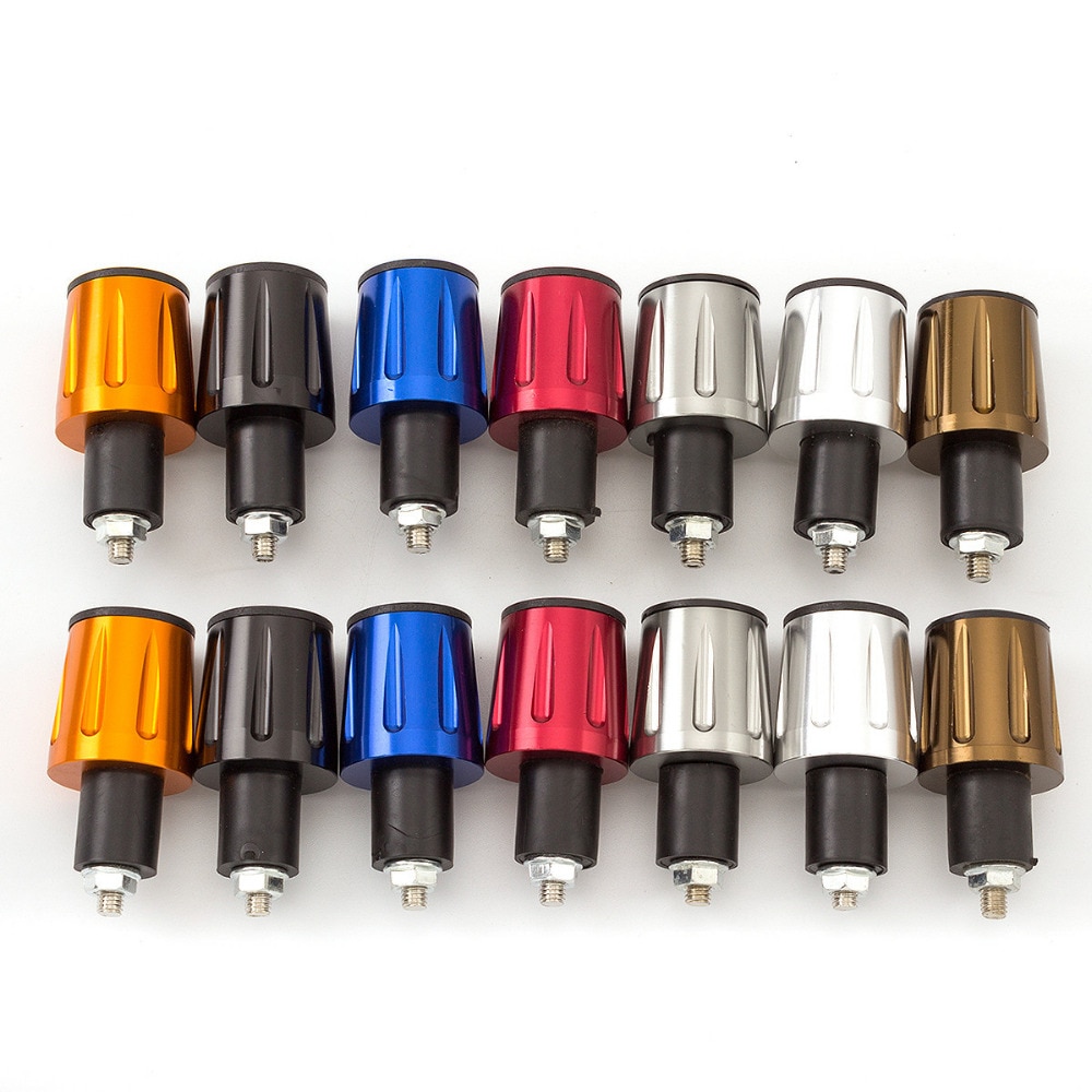 7/8'' 22mm Handlebar Grips Motorcycle Counterweights Moto Handle Bar End Cap For Suzuki GSXR GSX-R 600 750 1000 1300 K1 K2 K3 K4