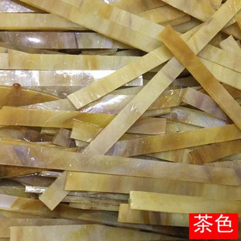 200g DIY Multicolor Mosaic Inlay Tiles Wall Handmade Materials Glass Long Mosaic Piece Regular Collage Craft ZXY9821: Color 3