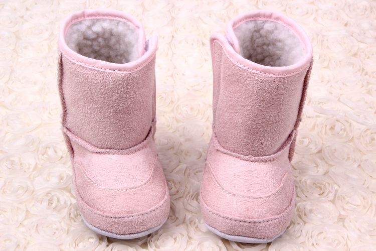 Vendita calda di Inverno Cotone Stivali bambino Pattini Infantili Delle Ragazze Dei Ragazzi Bebe Stivali Da Neve Bambini scarpe cachi/Rosa/Azzurro: Colore rosa / 3