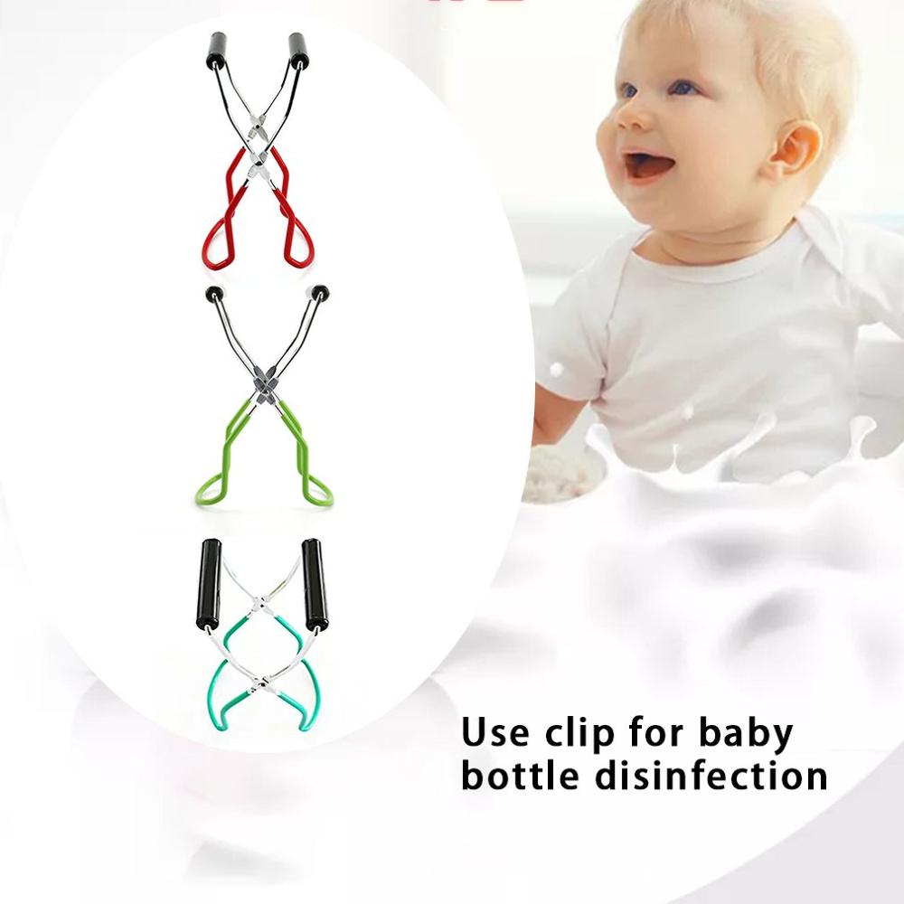 Baby Bottles Tweezers Milk Bottle Holder Anti-slip Anti-Scald Sterilized Forceps Lifter Tools Baby Bottle Tongs