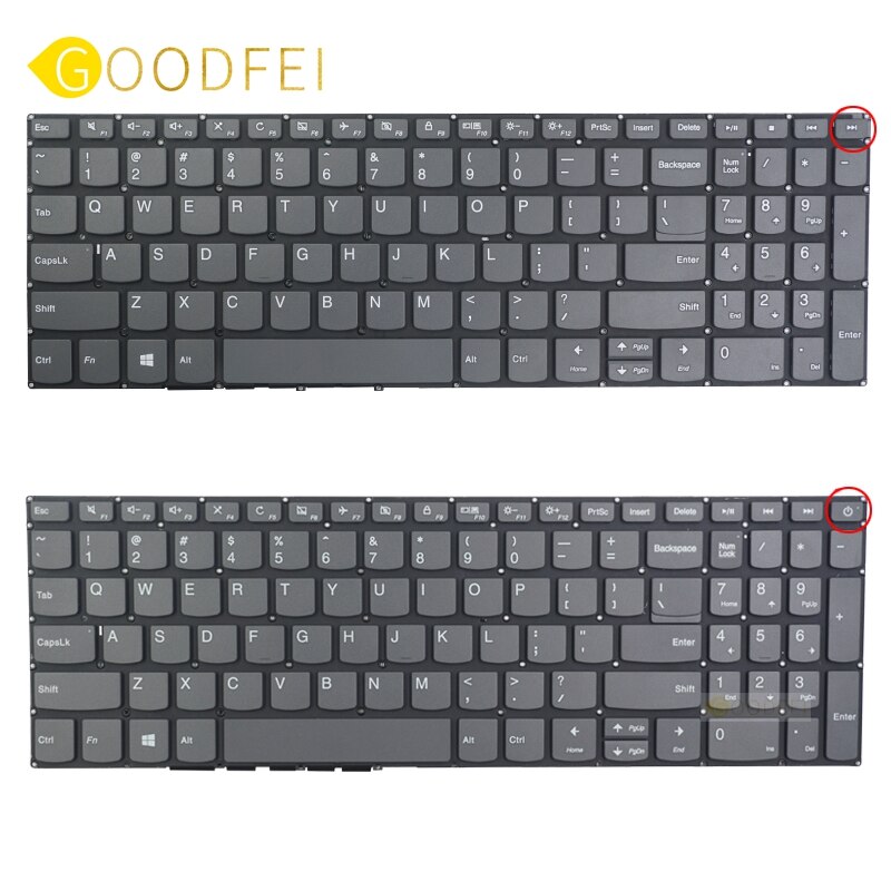 Genuine Laptop Replacement Keyboard for Lenovo IdeaPad 320-15 320-15ABR 320-15AST 320-15IAP ISK IKB 520-15 US English keyboard