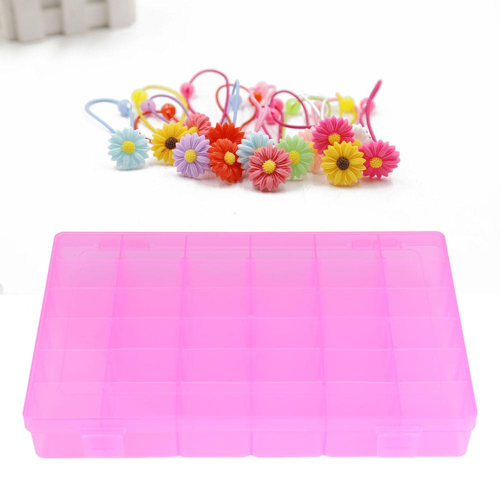 36 Grid Transparent Plastic Storage Jewelry Box Compartment Storage Detachable Electronic Rubber Accessories Beaded Storage Box