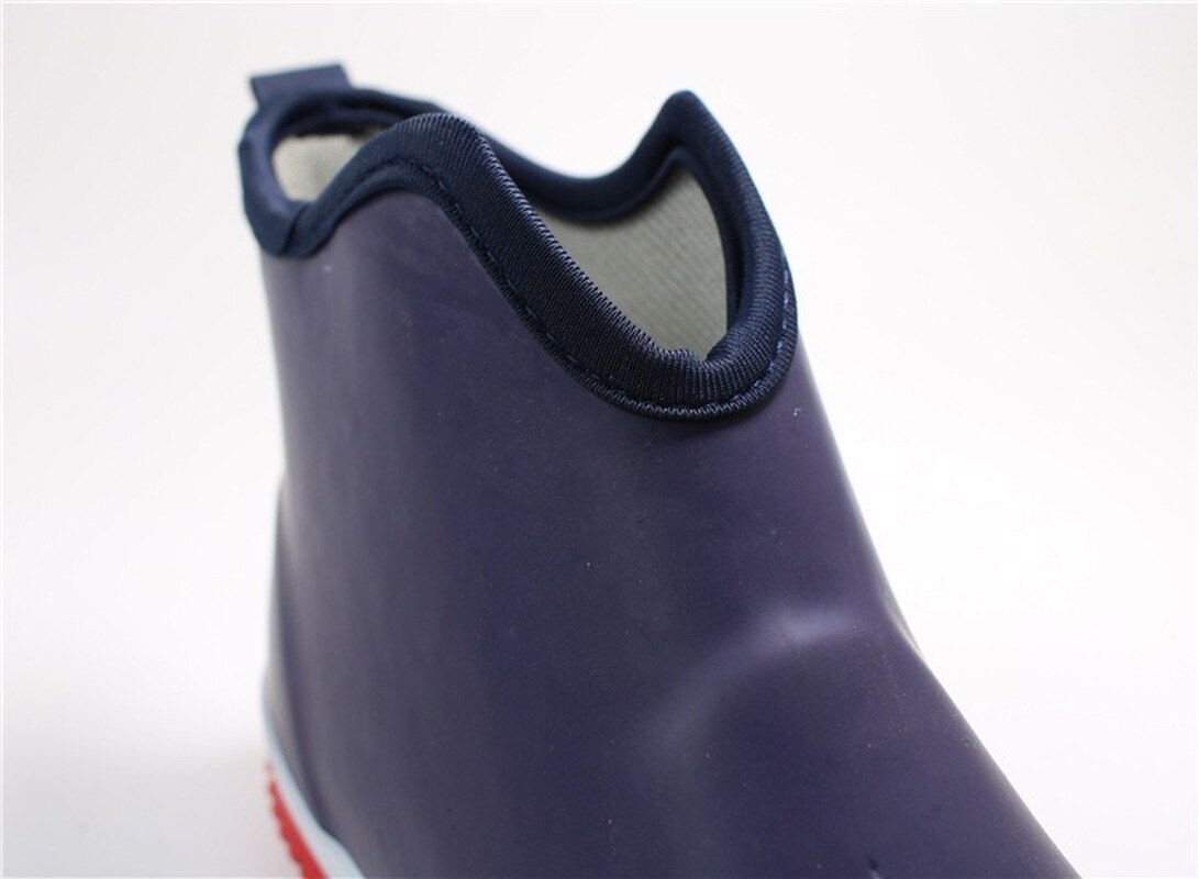 Men Ankle Boots Fishing Casual Men's Shoes Waterproof Rain Boots Male Rubber Winter Chef Work Shoe Fishing Wellies Footwear