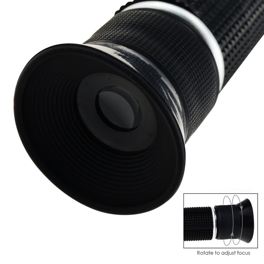 0-32% Brix Refractometer ATC High-Concentrated Sugar Solution Content Test Tool 0.2% Division, Homebrew Tester Meter