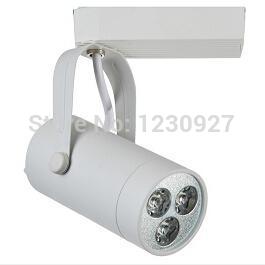 High power aluminum 3W 85-265V led tracking lamp use for the gallery ,clothing shop and the museum Mounted LED track lighting