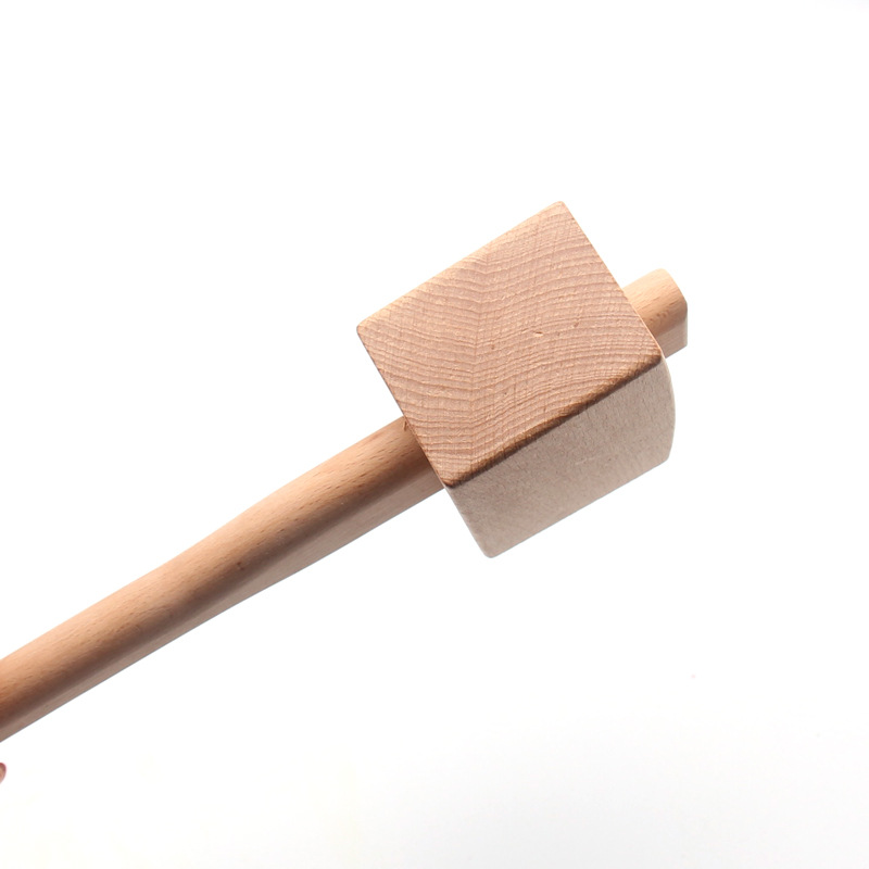 DIY Leder Buche Massivholzbearbeitung Hammer Schreiner Holzbearbeitung Hammer Holz Kopf Hammer Handbetriebene Werkzeuge
