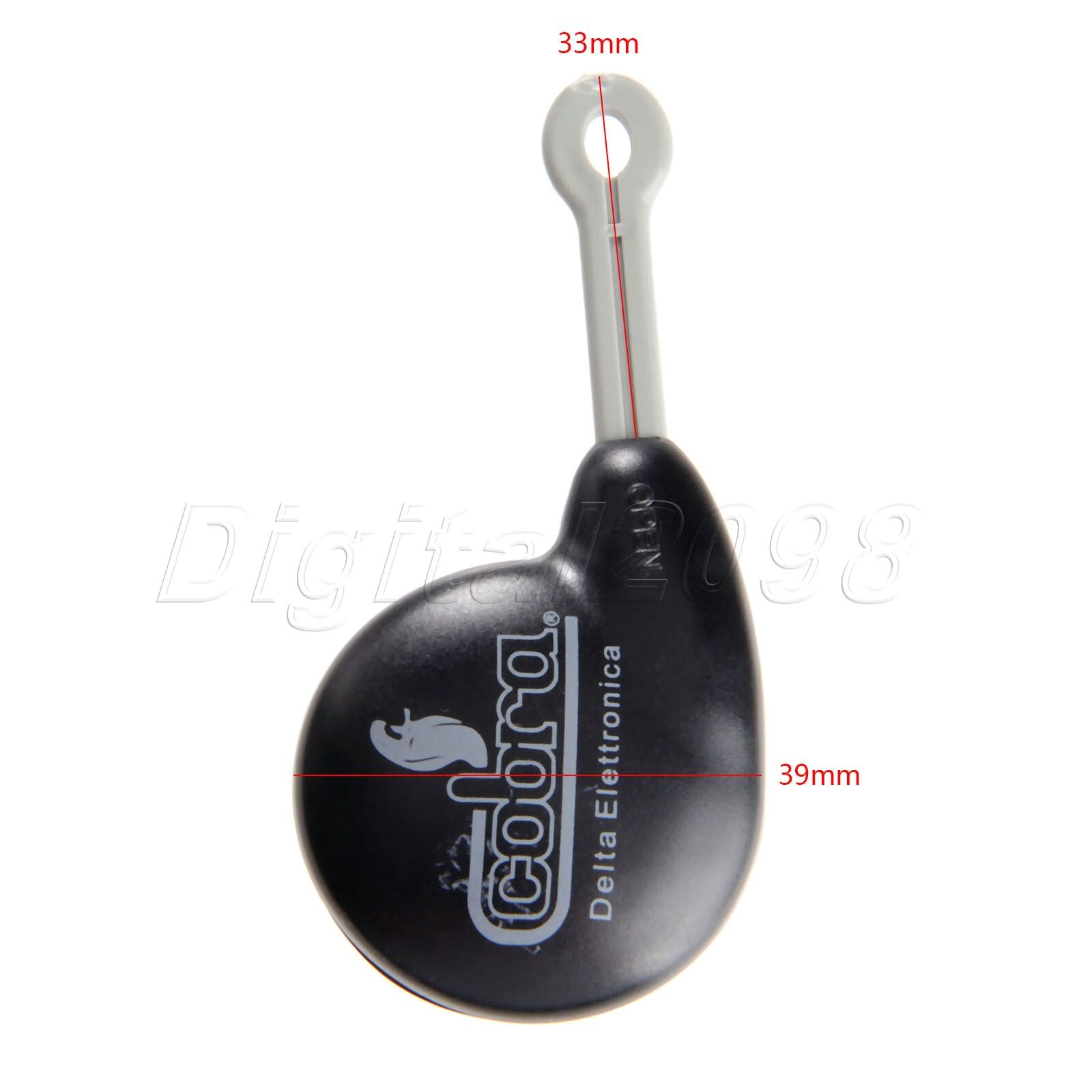 Yetaha 2 Knoppen Vervanging Remote Key Shell Voor Cobra Alarm 7777 Black Keyless Entry Auto Sleutelhanger Gevallen