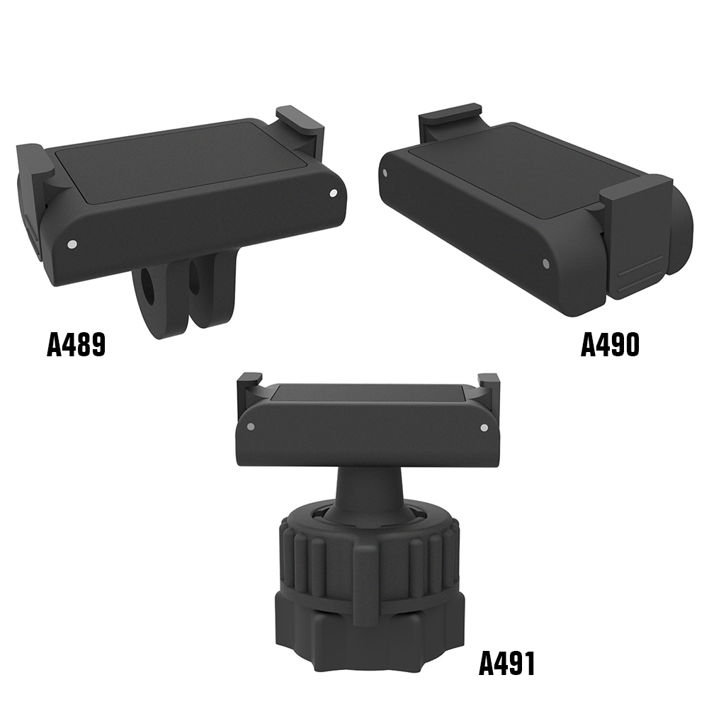 Magnetische adapterhalterung für dji action 2 kamera , 1/4 in -schrauben-stativhalterung, stick, handschlaufe, halterung, sportkamerazubehör