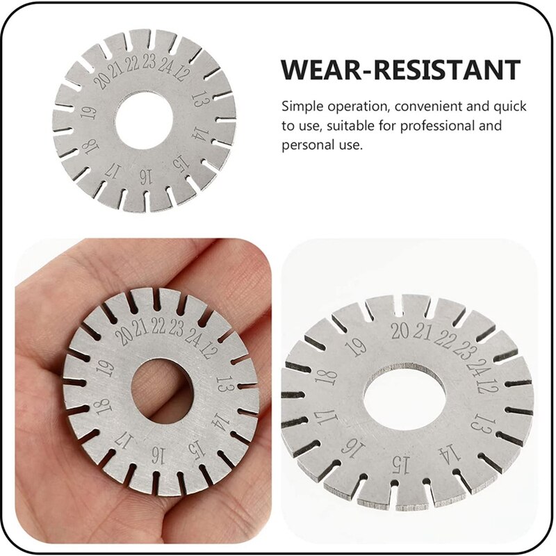 Piano String Measurer Stainless Steel Piano Tuner Piano String Tuning Accessory Fits Most Pianos