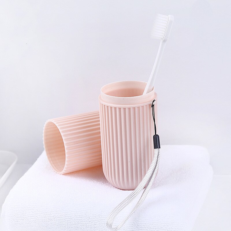 Travel Portable Toothbrush Box Plastic Dust Proof Toothbrush Holder Case Cup Toothpaste Organizer Toothbrushes Protector Holder