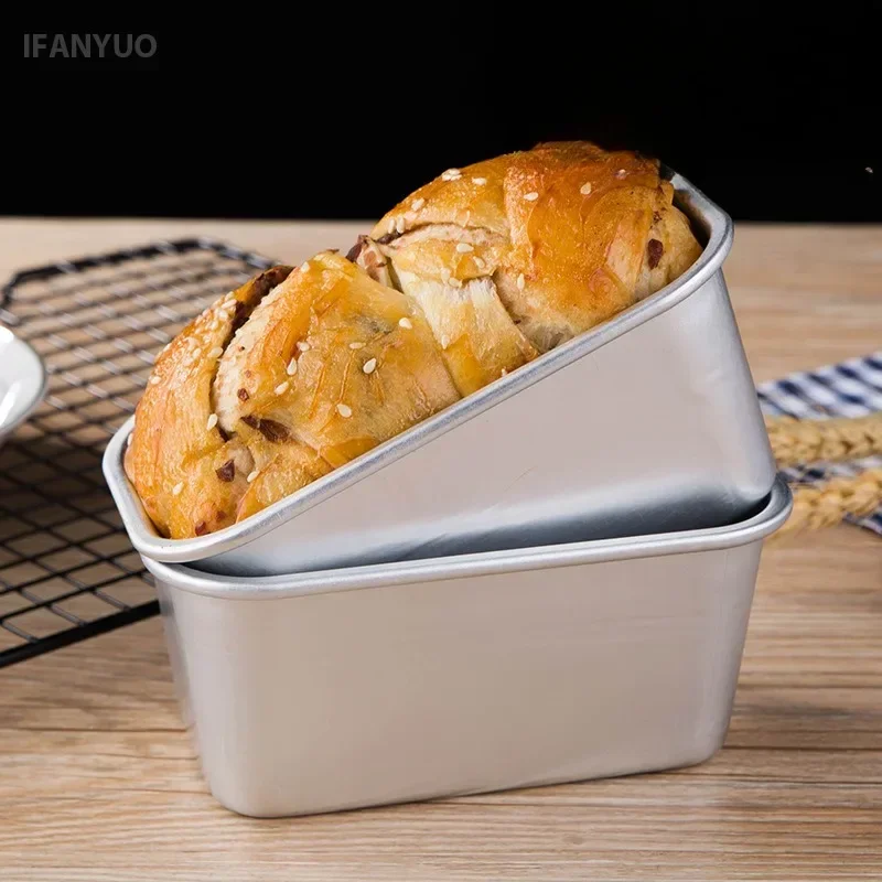 12-20cm Aluminum Alloy Cake Mold Rectangle Non-stick Bread Dessert Mould Pastry Decorating Tools DIY Cakes Molds for Baking