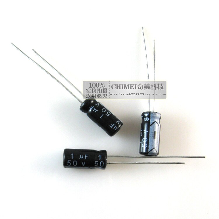 Volume de capacitor eletrolítico uf 1 50 v 11X5mm ... – Grandado