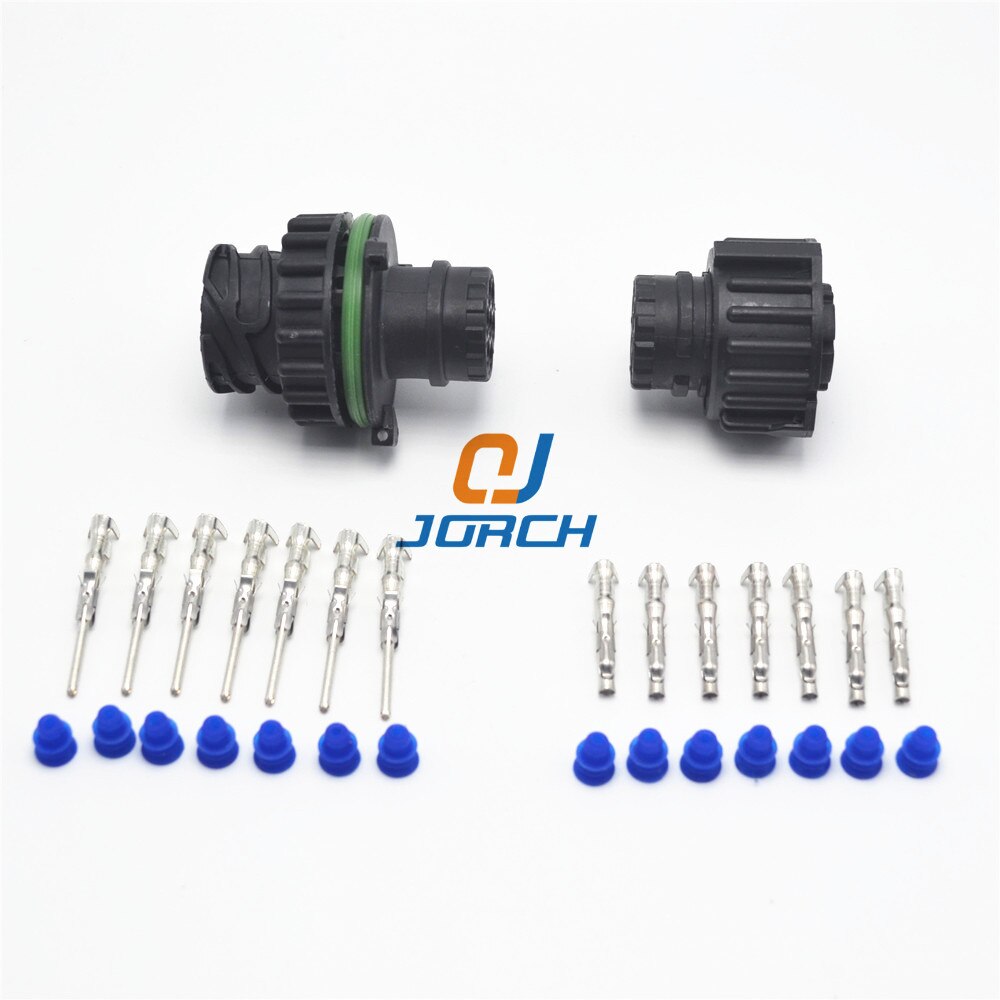 10 pcs 7 pin Auto Sensor Plug Waterproof Wire Connector 1.5MM BU-STE KPL CIRCULAR DIN HOUSINGS 1718230 967650-1 968421-1