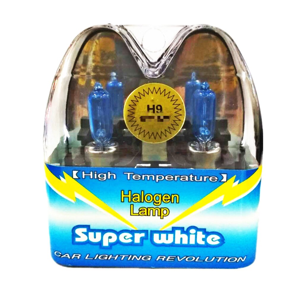 2 stuks  h9 12v 100w auto xenon halogeenlampen  h9 auto koplampen dimlicht mistlampen  h9 lampen auto koplampen 5000k witte