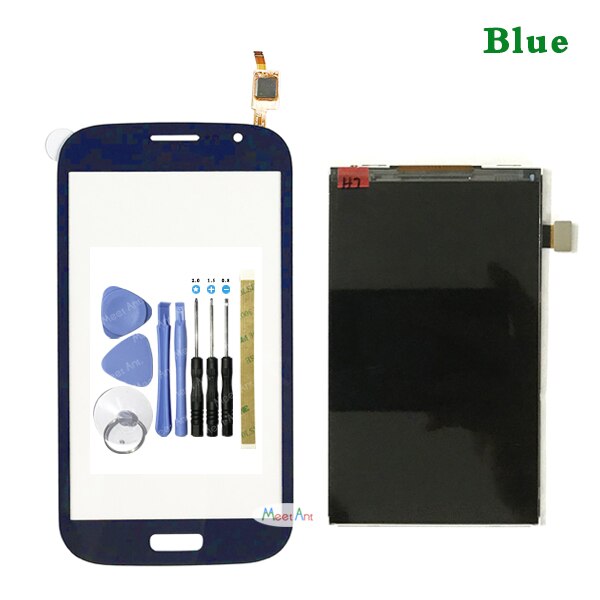 Pantalla Lcd con Sensor de digitalizador táctil para Samsung Galaxy Grand Duos i9082 i9080 Neo plus i9060i i9060 i9062 i9063: LCD and Touch Blue