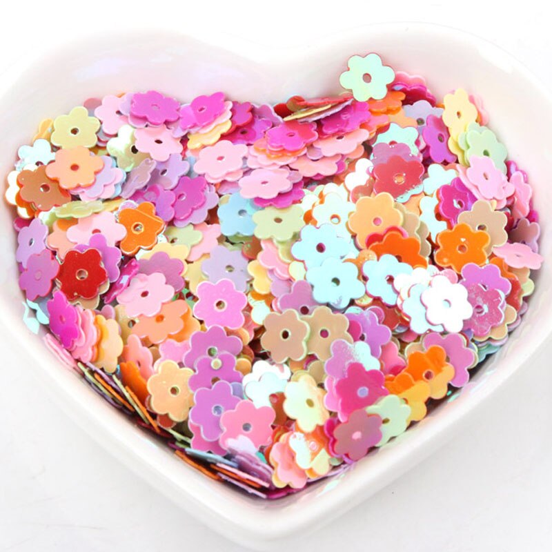 Estrela flor 10g estereoscópico avião pvc solto lantejoulas paillettes costura artesanato crianças diy decoração de vestuário acessório 3-30mm: 12   4mm