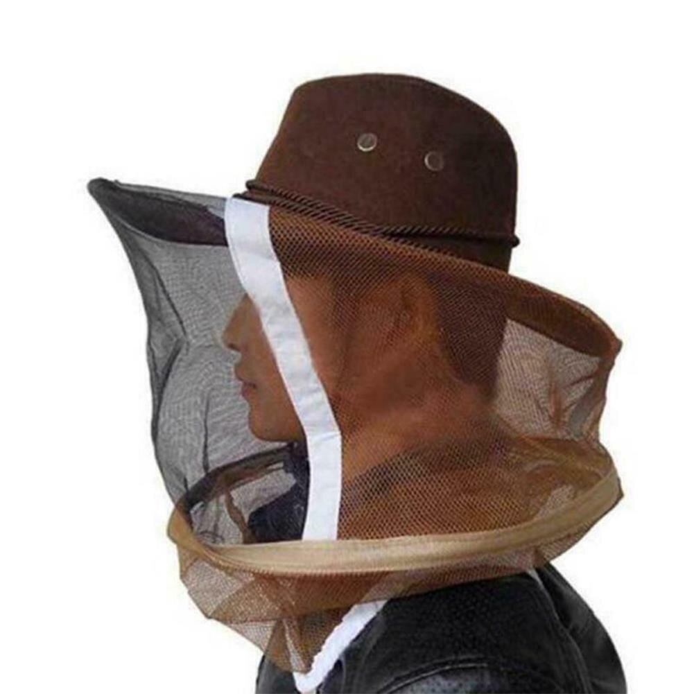 Denim Dick Biene Hütte Schützen Sicherheit Anti-Biene Gesicht Maske Kappe Cowboy Fliege Hütte Netz Bienenzucht Imker Schutz Insekt q7O3