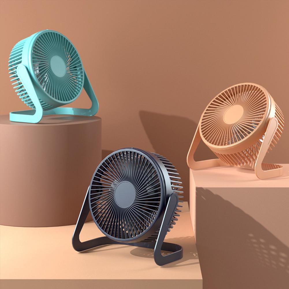 Summer Portable Mini Fan Cooling USB Desktop Fan Mini Air Cooler Rotation Adjustable Angle For Office Household Table Fan