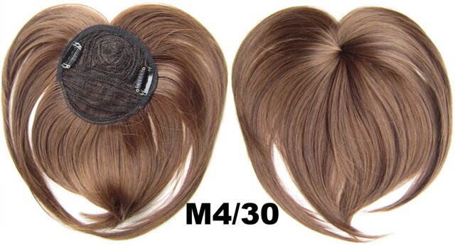 Clip in on synthetic top closure hair fringe head skin hair bang B7 18 colours available 4pcs/lots: B7 Color M4 30