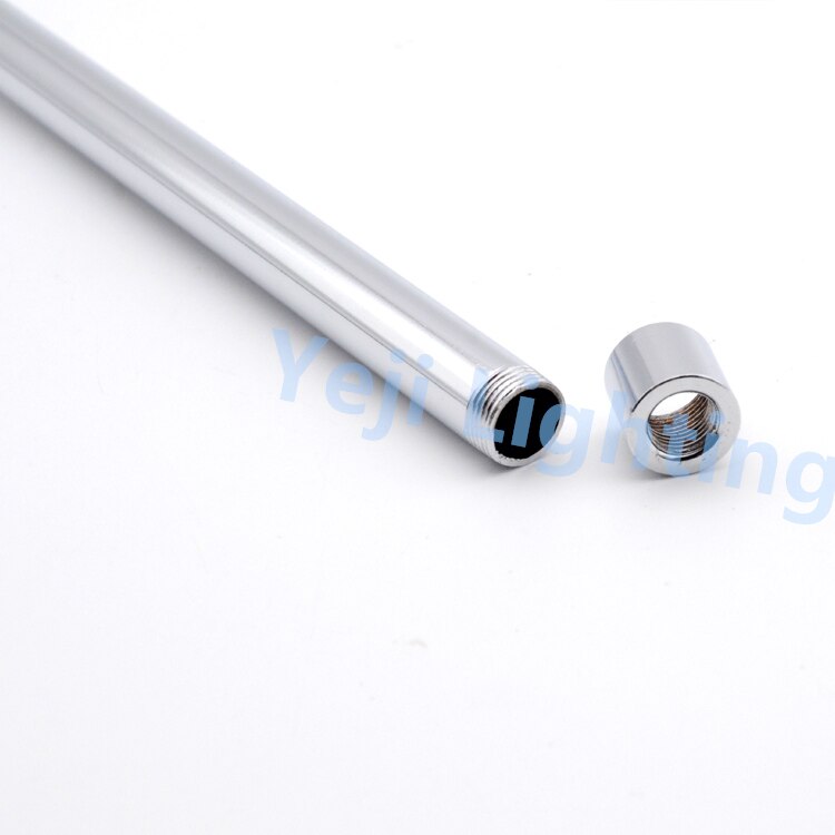M10 Telescopic tube Telescopic pole chrome alloy hollow pipe for E27 edison retro lamp holder ceiling rose lighting accessories