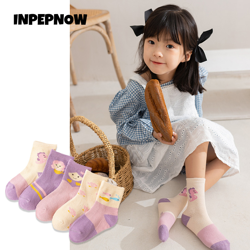 INPEPNOW-Calcetines divertidos de otoño para niños y niñas, de dibujos animados, para la escuela, WZ101,