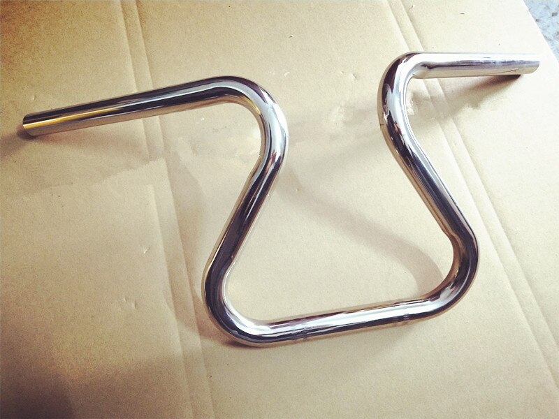 Guidon de moto rétro rétro | Guidon de moto Vintage universel 22MM 25MM: 22mm stainless steel