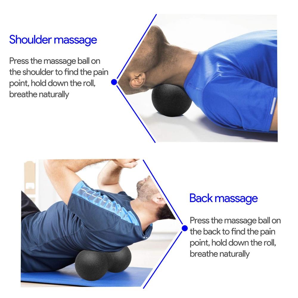 Massage Roller Double Massage Ball Lacrosse Ball EPP High Intensity for Muscle Recovery Release Trigger Point Therapy