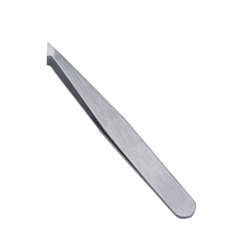 Eyebrow Tweezers Stainless Steel Face Hair Removal Eye Brow Trimmer Eyelash Clip Cosmetic Beauty Makeup Tools Shaving Tweezers: BLACK-4