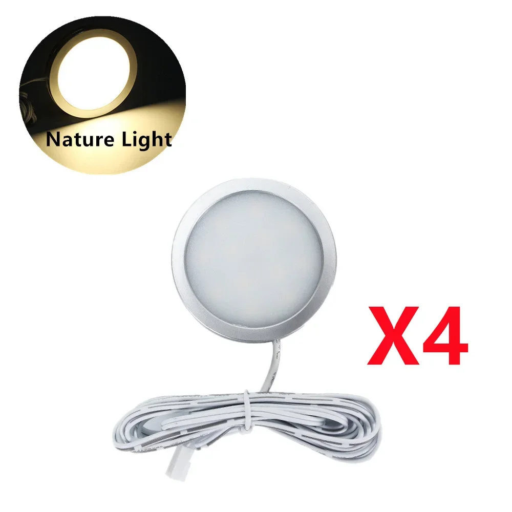 4 st led-lampa 12 volt taklampa för husbil, led-lampor för underskåp, båt, husvagn, inomhusbelysning, takbelysning för bil: Djupblå