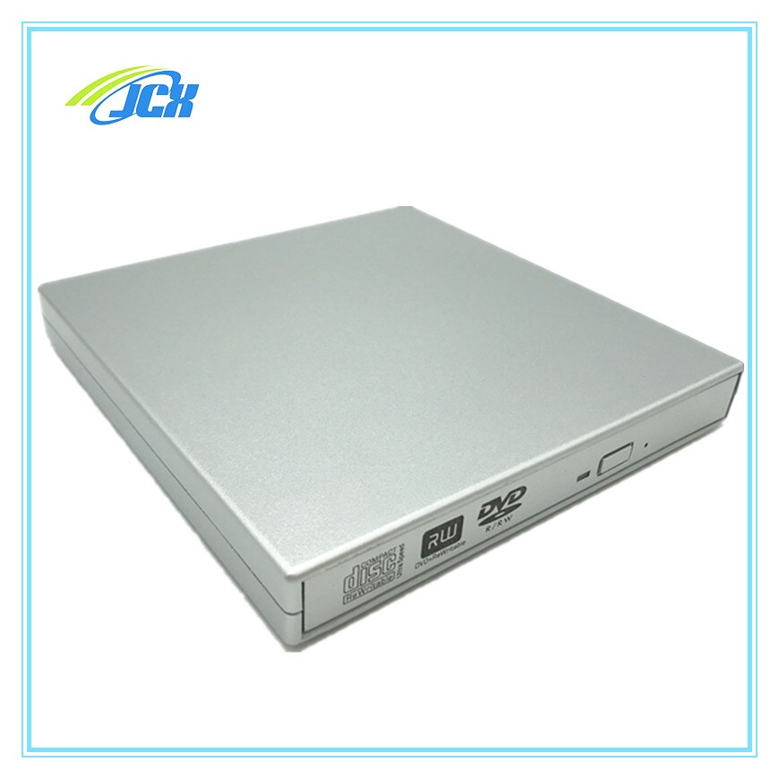 External silver USB 2 8x DVDRW DL DVDRW CD RW Burner Drive All PC and for Mac: Silver