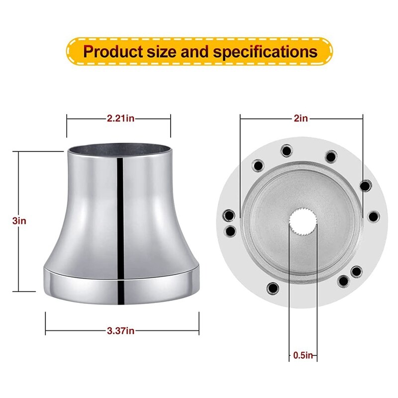 Club Car Golf Cart Accessories Steering Wheel Adapter Golf Steering Wheel Adapter for Club Car Yamaha Golf Cart