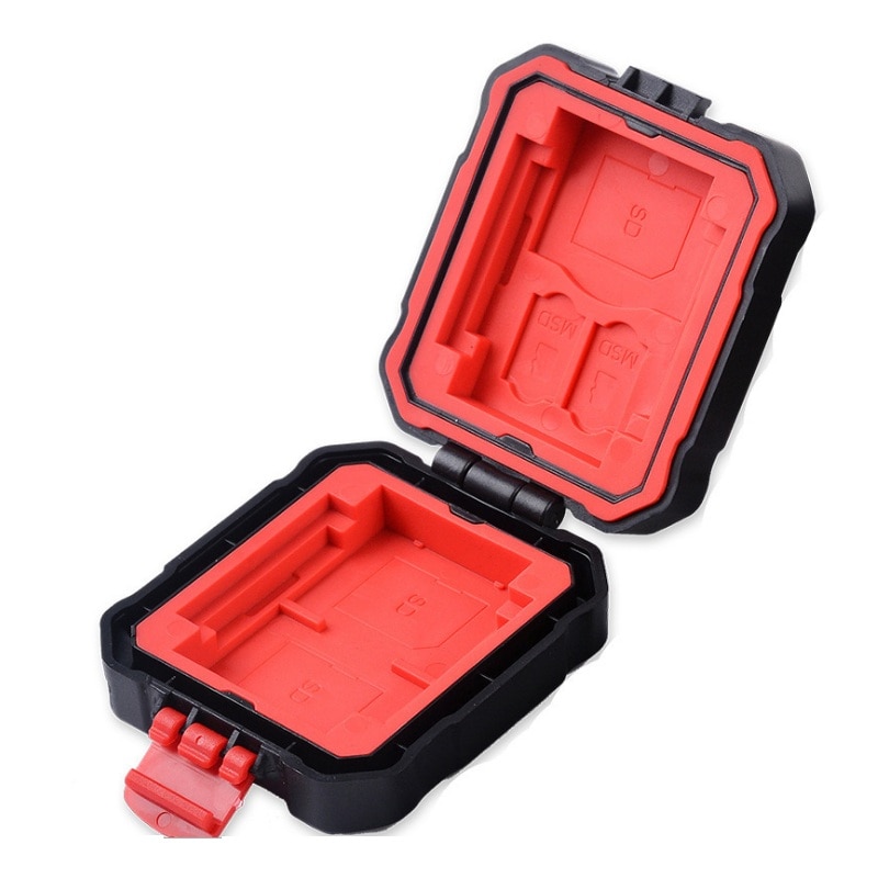 Memory Card Case Box Storage Holder SD Micro SD TF Micro SD CF XQD cards Hard Bag Waterproof 3SD+2TF+2CF+2XQD