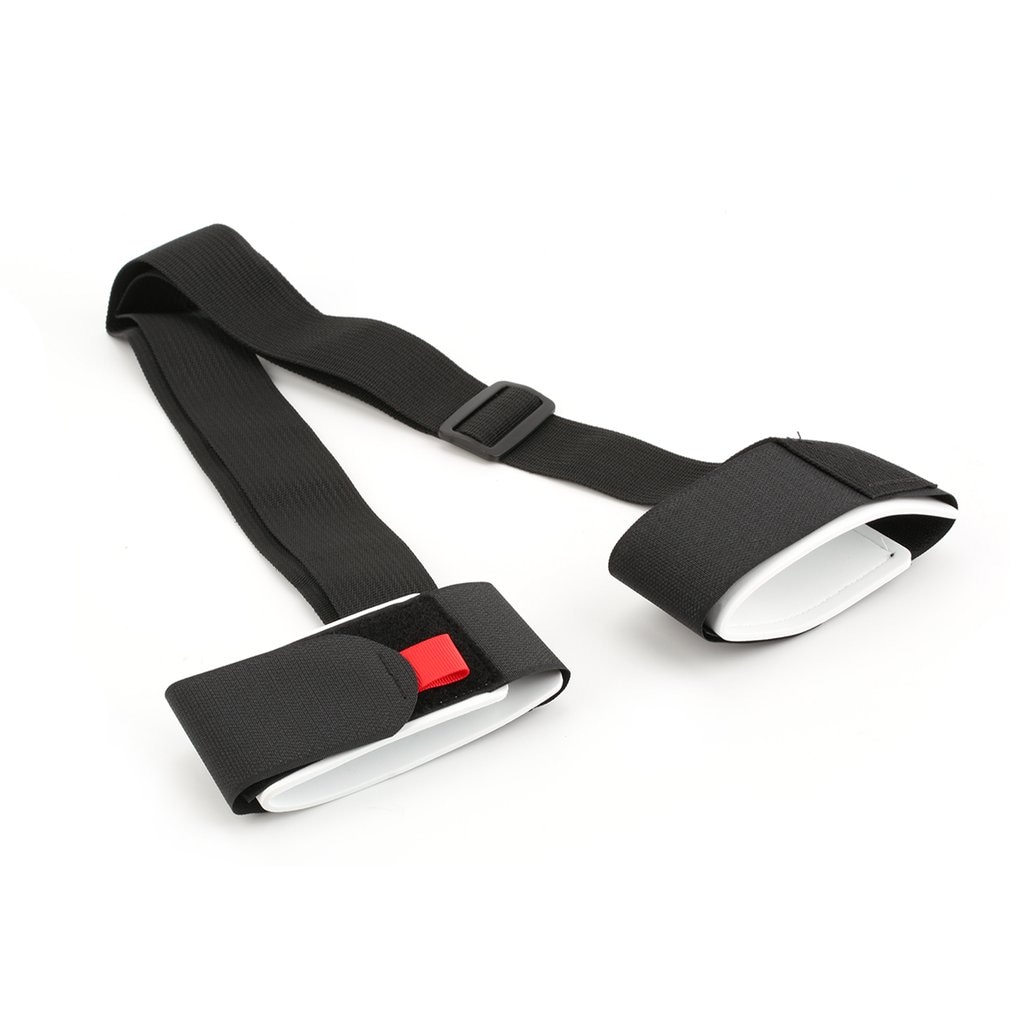 Skiën Pole Schouder Hand Carrier Lash Verstelbare Handvat Bandjes Comfortabele Haak Lus Beschermen Zwart: Default Title