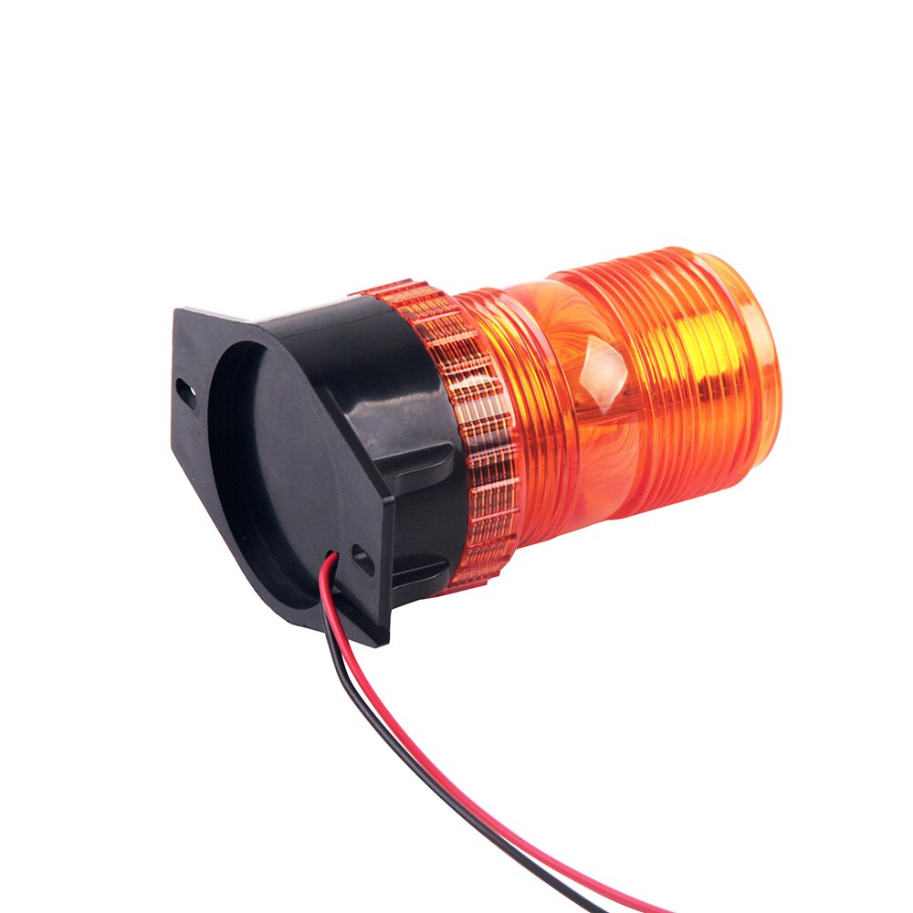 Flashing Lamp Indicator Light Warning Beacon Light LED Amber Emergency Signal Light for School Bus 12-36V Safety Strobe