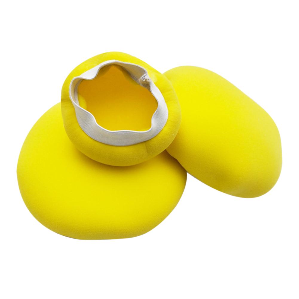 10PCS Auto Polijstmachine Pad Motorkap 5-6 "maten Zacht Microfiber Spons Polijsten Motorkap Buffing Pad Cover Voor auto Polijstmachine