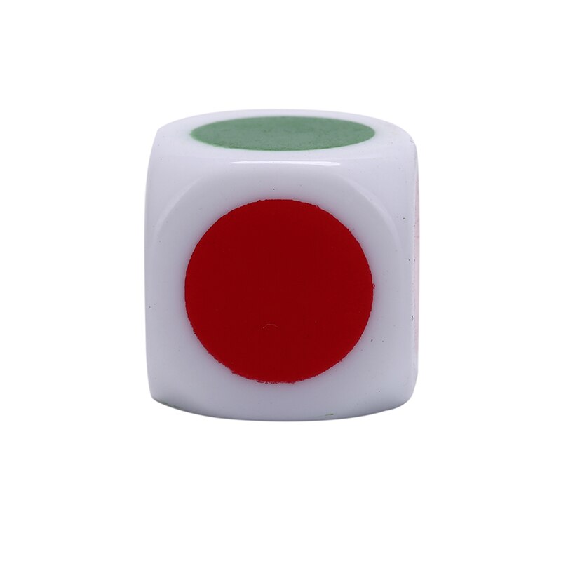 5 Teile/satz 16mm Mehrfarbig Acryl Würfel Würfel Perlen Sechs Seiten Farbe Würfel Tragbare Tabelle Spiele Spielzeug