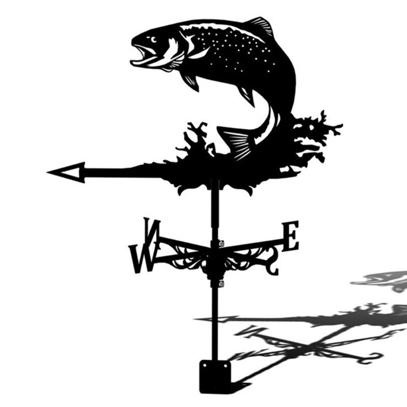 Spray Paint Gardening Garden Decoration Sign Weather Vane Retro Farm Scene Garden Stake Weathervane Tools