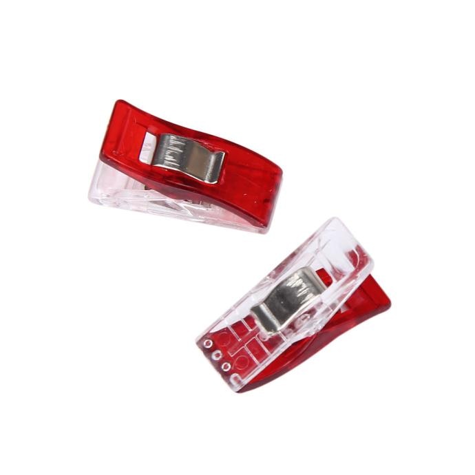 50 PCS Sewing Machine Tools Clear Sewing Craft Quilt Binding Plastic Clips Clamps Pack Sewing Accessories Portable