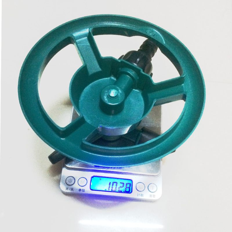 3 Nozzles Arm Automatic Irrigation 360° Rotating Lawn Sprinkler Adjustable Spraying Angle and Distance Watering Garden