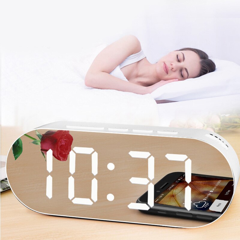 Table Digital Clock LED Temperature Display Home L... – Grandado